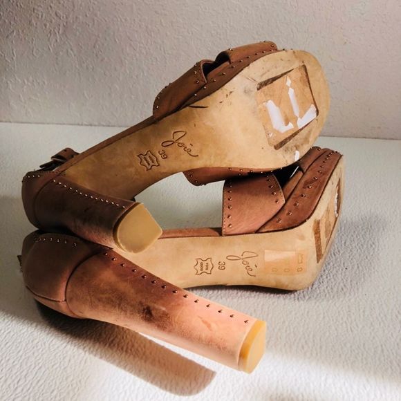 Joie tan platform heels - Picture 4 of 8